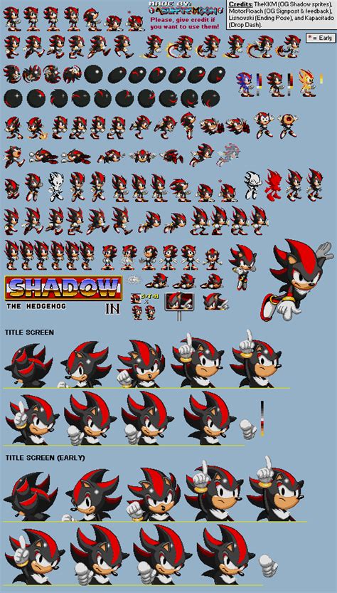 Sonic 3 Shadow Sprites