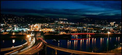 Charleston Skyline | Photo at dawn from Fort Hill, WV of Cha… | Flickr