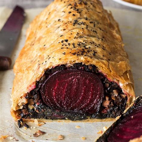 Puff Pastry Wrapped Beet Wellington Recipe | The Feedfeed