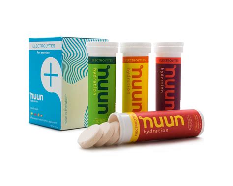 Nuun Sport Hydration Tablets (Original Mixed Flavors) (4 Tubes ...