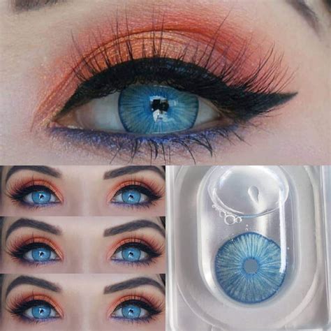 New York Blue Prescription Contact Lenses - Unicoeye