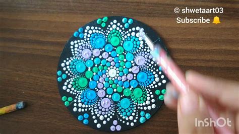 Dot mandala painting for beginners #87-full video tutorial by ...