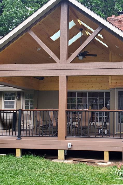 Can you have a gable roof on your deck or screen porch? | Porch ...