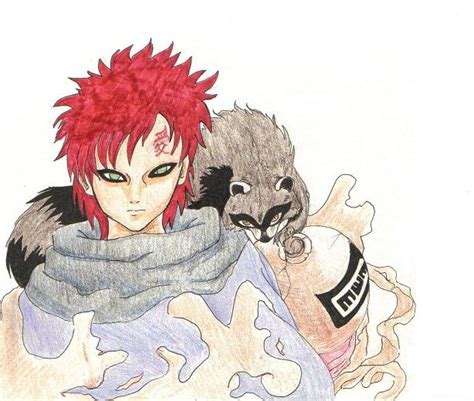 Gaara and Tanuki by emi_red - Fanart Central