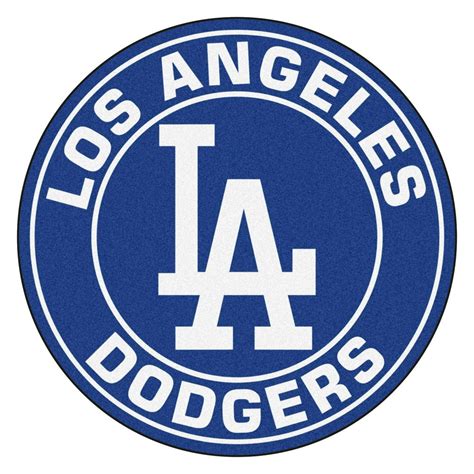 MLB - Los Angeles Dodgers Roundel Mat 27" diameter - Walmart.com ...