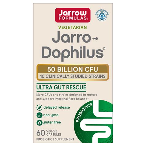 Jarrow Formulas Ultra Jarro-Dophilus Probiotics - Shop Diet & Fitness ...