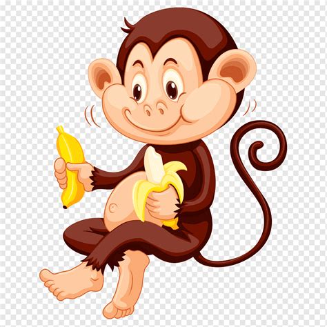 Big Banana, Monkey, Monkey Bananas, Cartoon, Finger, Hand, Animal ...