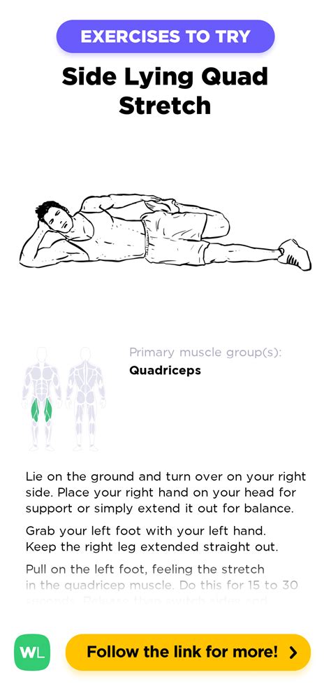 Side Lying Quad Stretch – WorkoutLabs Exercise Guide