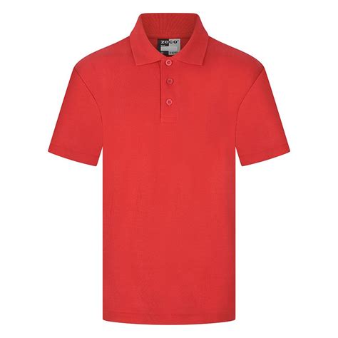 Red School Polo Shirt