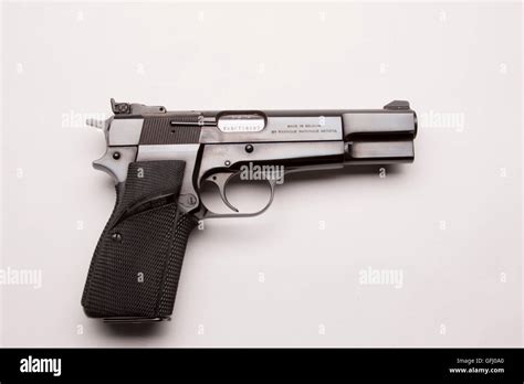 Browning Hi-Power 9mm Pistol Stock Photo - Alamy