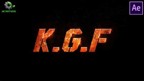 Free KGF Title Template - AK Motions