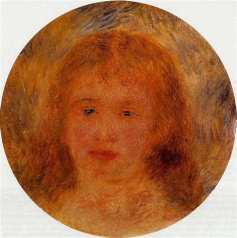 Woman`s Head (Jeanne Samary), 1877 Pierre-Auguste Renoir | Pierre ...