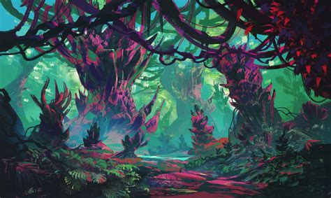 Anthony Brault - Alien Planet | Jungle concept art, Planet concept art ...