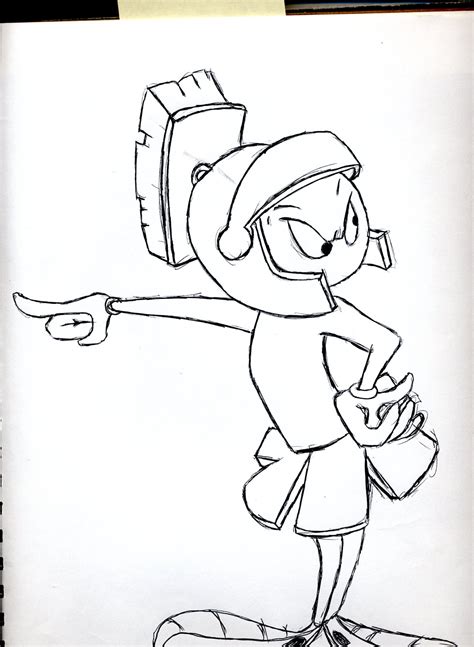 Marvin The Martian Drawing at GetDrawings | Free download