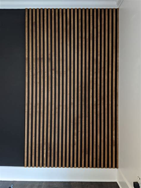 AFFORDABLE SLAT WALL – Simply Aligned Home | Wood slat wall, Slat wall ...