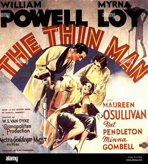 Thin Man, The - Movie Poster Stock Photo - Alamy