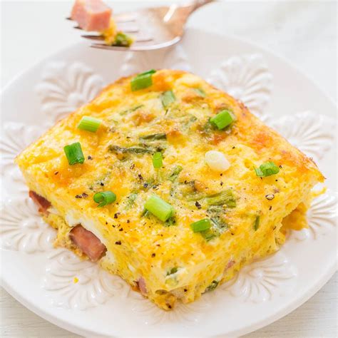 Baked Ham and Cheese Omelet | Recipe | Leftover ham recipes, Baked ham ...