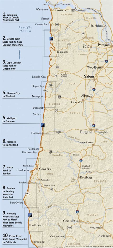 Map Of Oregon State Parks - Large World Map