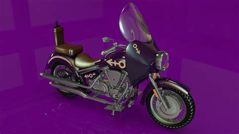 3d Purple Rain Bike Prince