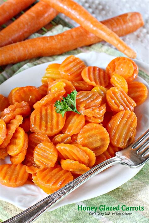 Honey Glazed Carrots - Can't Stay Out of the Kitchen