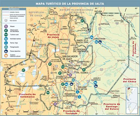 Salta Province Argentina Map