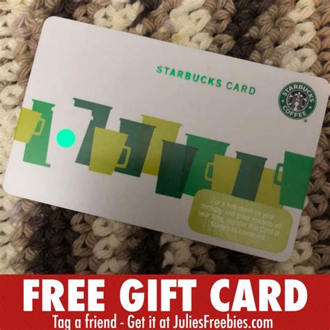 FREE $10 Starbucks Gift Card - Julie's Freebies