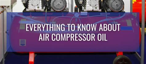 Everything To Know About Air Compressor Oil | APEC OKC