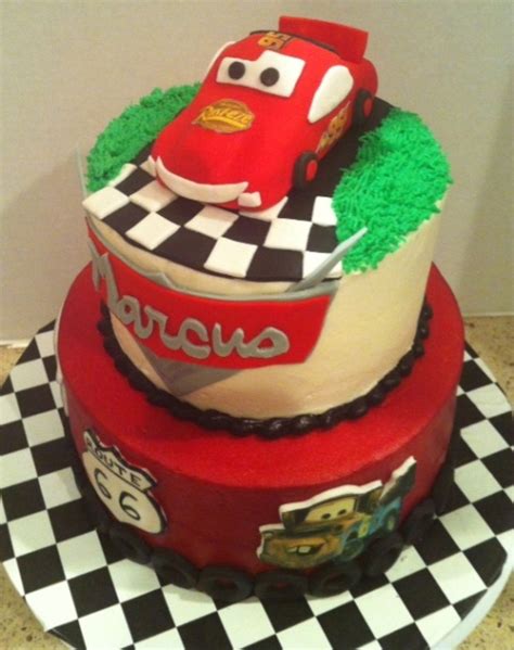 Lightening Mcqueen Cars Cake Disney - CakeCentral.com