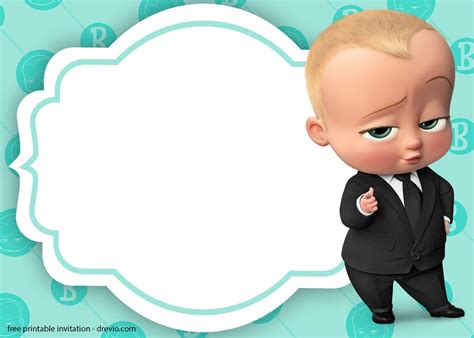 Baby Boss Invitation Template for Your Adorable Little Boss | Baby ...