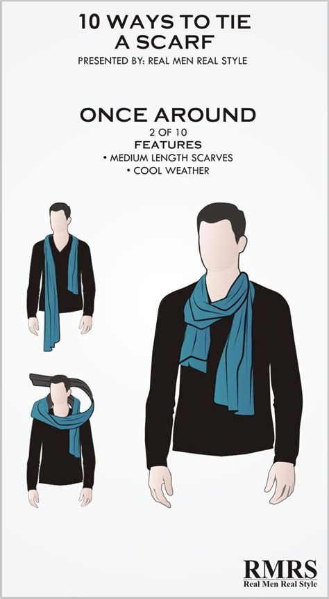 10 Manly Ways To Tie A Scarf | Masculine Knots For Men Wearing Scarves