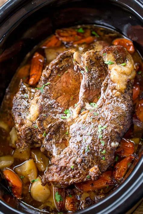 Ultimate Slow Cooker Pot Roast Recipe - Dinner, then Dessert