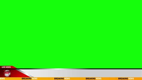 Breaking News Green Screen Background Stock Video Footage for Free Download