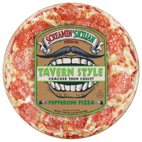 Screamin' Sicilian® Tavern Style Thin Crust Pepperoni Frozen Pizza, 17. ...