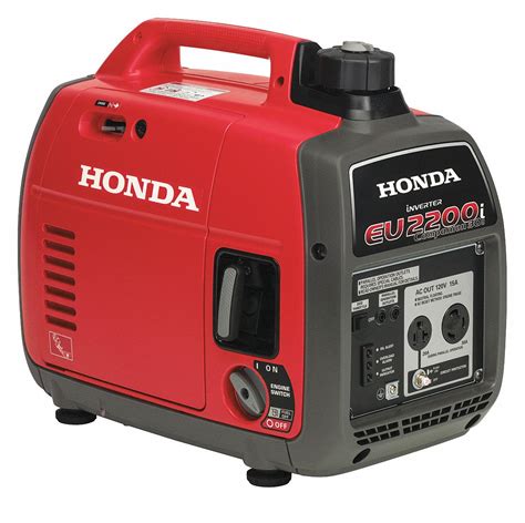 HONDA Recoil Gasoline Portable Generator, 2,200 W Surge Watts, 120V AC ...