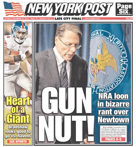 New York Post, New York Daily News Slam NRA's Wayne LaPierre | HuffPost