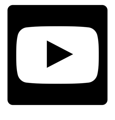 Free Youtube Logo Black And White Png, Download Free Youtube Logo Black ...