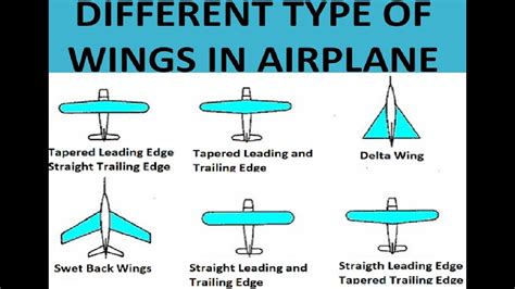 TYPES OF WINGS IN AIRPLANE / AIRCRAFT | AIRPLANE / AIRCRAFT WINGS ...