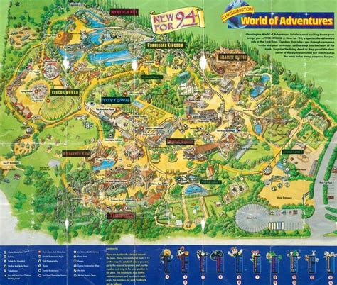 Chessington World of Adventures park maps in 2022 | Adventure park ...