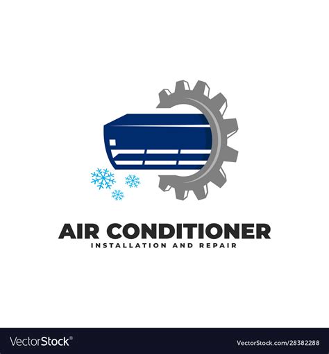 Air conditioner installation repair service Vector Image