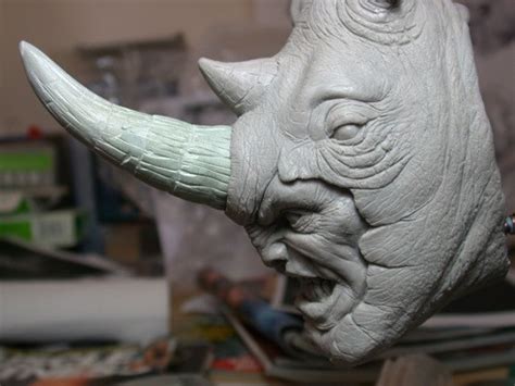 Rhino Sculpture 3 by loqura on DeviantArt