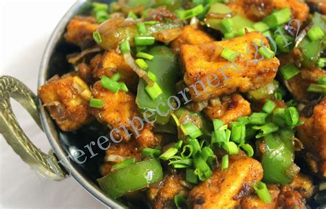 Mye's Kitchen: Paneer Manchurian Dry - Restaurant Style