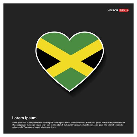 Jamaica flag design vector 13370411 Vector Art at Vecteezy