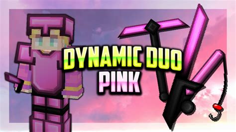 Dynamic Duo [128x] Pink PVP Pack Minecraft Texture Pack