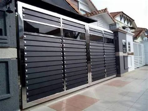 Hinged Modern Stainless Steel Gate at Rs 550/kg in Guwahati | ID ...