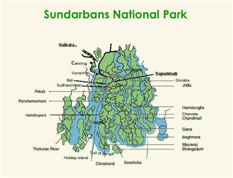 Sunderban National Park Map