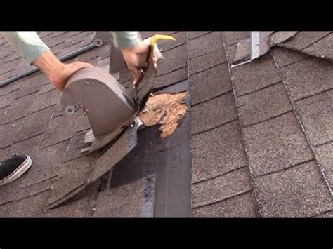 Leaky Roof Vent Replace - Bathroom Exhaust Vent Roof Leak Repair - YouTube