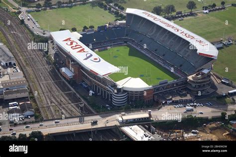 Aerial photo of Kings Park Stadium Stock Photo - Alamy