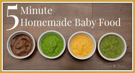 How to make homemade baby food in 5 minutes or less | Simple Family ...