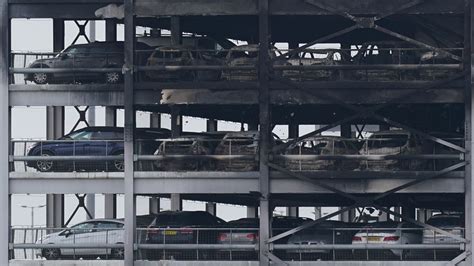 Luton Airport car park to be demolished after fire damaged hundreds of ...