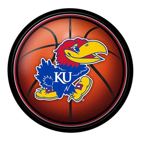 Kansas Jayhawks: Basketball - Modern Disc Wall Sign